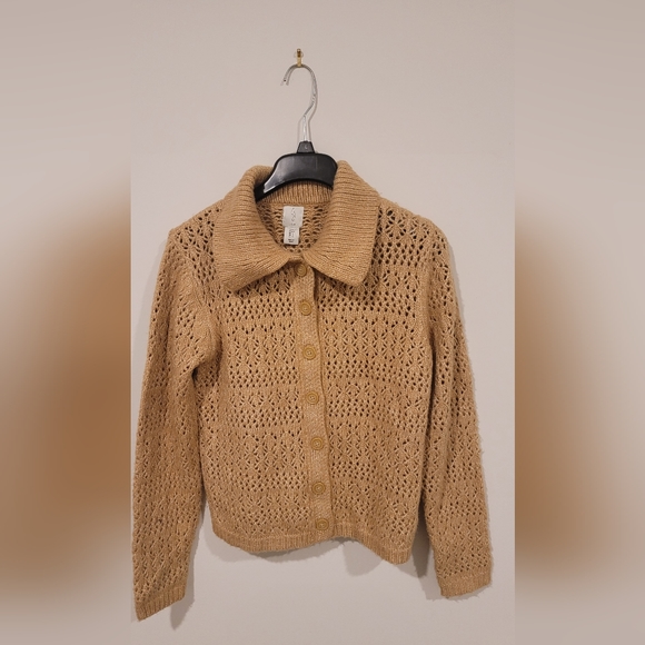 Joie knitted swearter Small size Tan color - Picture 2 of 5
